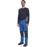 Kép 3/5 - Cerva Max Neo derekas munkanadrág, kopásálló, pamut, kék-fekete, 46