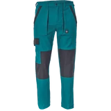 Kép 1/5 - Cerva Max Neo derekas munkanadrág, kopásálló, pamut, zöld-fekete, 44