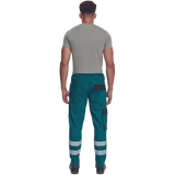 Kép 2/4 - Cerva Max Neo Rflx derekas munkanadrág, zöld-fekete, 64