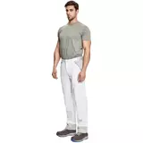Kép 2/2 - Cerva Montrose munkavédelmi nadrág, fehér-szürke, 44