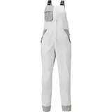 Kép 1/2 - Cerva Montrose női kantáros munkavédelmi nadrág, fehér-szürke, 34