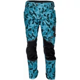 Kép 1/3 - Cerva Neurum Camouflage munkanadrág, terepmintás, petrol kék, 60