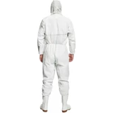Kép 2/2 - Chemsafe C1 overall kapucnival, antisztatikus, radioaktív anyagnak ellenálló, fehér, 2XL