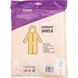 Kép 3/3 - Chemsafe Shield overall kapucnival, antisztatikus, sárga, M