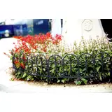 Kép 2/2 - Chomik dekor kerti kerítés, műanyag, fekete, 60x33cm, 4db