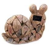Kép 2/2 - Chomik kerti dekor figura, napelemes, csiga, 40x20x31cm