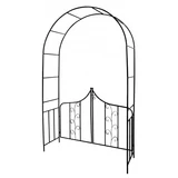 Kép 1/2 - Chomik pergola nyitható kapuval, fém, 138x40x240xcm
