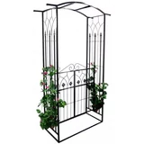 Kép 1/3 - Chomik pergola nyitható kapuval, fém, 217x106x50cm
