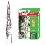 Kép 1/2 - Chomik piramis pergola, porszórt fém, 200x31x31 cm