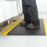 Kép 4/5 - Coba Deckplate álláskönnyítő szőnyeg, 0.6x0.9m, fekete-sárga
