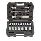 Kép 1/2 - DeWalt Metrikus dugókulcs készlet 1/2", 22 darabos