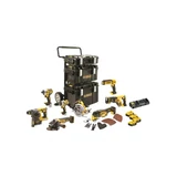 Kép 11/11 - DeWalt DCK853P4 XR akkus gépszett (8db gép 4db akkuval és kocsival)