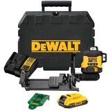 Kép 1/4 - DeWalt DCLE34031D1 akkus lézer 3x360°, 18V, 2Ah akkuval sé töltővel