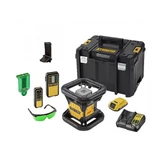 Kép 1/4 - DeWalt DCE079D1G XR akkus önbeálló forgólézer, 18V, 60m (2db 2.0Ah akkuval és töltővel)