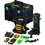 Kép 1/3 - DeWalt DCE080D1GS XR akkus önszintező zöld forgólézer, 80m (1db 2Ah akkuval és töltővel)