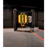 Kép 4/4 - DeWalt DCE080D1RS XR akkus önszintező piros forgólézer, 18V, 80m (1db 2Ah akkuval és töltővel)
