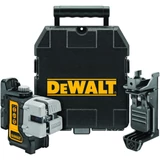 Kép 1/4 - DeWalt DW089KD önbeálló vonallézer, DE0892 jelfogóval, 15m (4 db AA elemmel)