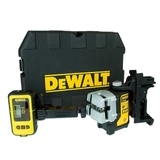 Kép 4/4 - DeWalt DW089KD önbeálló vonallézer, DE0892 jelfogóval, 15m (4 db AA elemmel)