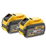Kép 2/4 - DeWalt DCB118X2 XR akku és gyorstöltő, 18V (2db 9Ah akku, 8A töltő)