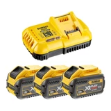Kép 1/3 - DeWalt DCB118X3 univerzális akku szett, 54V (3db 9Ah akku, 1db töltő)