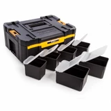 Kép 3/3 - DeWalt DWST1-70705 TSTAK III tároló doboz, 6 rekesszel, 9,5L