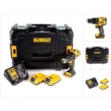 Kép 2/5 - DeWalt DCD709D2T XR akkus ütvefúró- csavarozó, 18V, 13mm, 65Nm (2db 2.0Ah akkuval és töltővel)