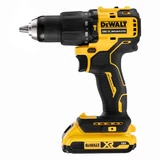 Kép 2/5 - DeWalt DCD709L2T XR akkus ütvefúró-csavarozó, 18V, 13mm, 65Nm (2db 3Ah akkuval és töltővel)