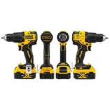 Kép 5/6 - DeWalt DCD709S2T XR akkus ütvefúró, 18V, 1/2&quot;, 65Nm (2db 1.5Ah akkuval és töltővel)
