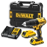 Kép 1/5 - DeWalt DCD777D2T XR akkus fúrógép, 18V, 1.5-13mm, 65Nm (2db 2Ah akkuval és töltővel)