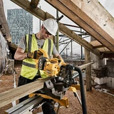 Kép 5/5 - DeWalt DCS777T2 XR Flexvolt akkus gérfűrész szett, 54V, 216mm (2db 54V akkuval és töltővel)