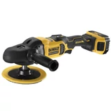 Kép 2/3 - DeWalt DCM849P2 XR akkus polírozó, 18V, 180mm (2db 5.0Ah akkuval és töltővel)