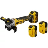 Kép 3/6 - DeWalt DCG405P3 XR akkus sarokcsiszoló, 18V, 1kW, 125mm (3db 5.0 Ah akkuval és töltővel)