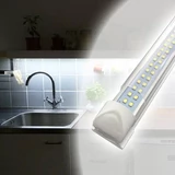 Kép 1/5 - Dupla soros T8 LED fénycső armatúrával / 192 db SMD LED, 120 cm hosszú, 18W
