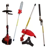 Kép 1/11 - Straus benzinmotoros 4 in 1 kerti gép fűkasza, bozótvágó, ágvágó, sövénynyíró GT2500G-041