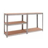 Kép 3/3 - Nagy teherbírású acél állvány 180x90x45 cm - 5 polcos 175 kg/polc