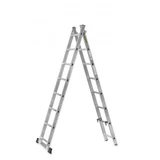Kép 2/3 - Drabest állvány és létra járópadlóval, 2x8 fokos