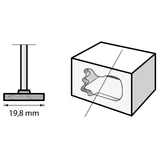 Kép 2/5 - Dremel köszörűkorong multigéphez, szilícium-karbid, 19.8mm
