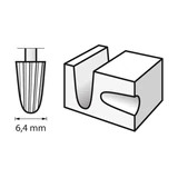 Kép 2/3 - Dremel 117 marófej, kúpos, HSS, 6.4mm