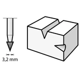 Kép 2/3 - Dremel 118 marófej, hegyes, HSS, 3.2mm