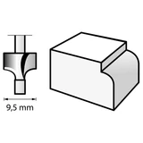 Kép 2/3 - Dremel marófej domborításhoz, HSS, 9.5mm