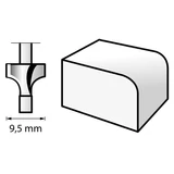 Kép 2/3 - Dremel 615 marófej lekerekítéshez, HSS, 9.5mm