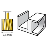 Kép 2/4 - Dremel Max 115DM marófej, henger, HSS, 7.8mm, 2db