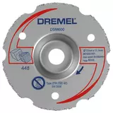 Kép 1/2 - Dremel DSM600 többcélú karbid felsőmaró vágókorong, 77mm