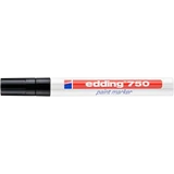 Kép 2/7 - Edding 750 lakk jelölőfilc, kerek, fekete, 2-4mm