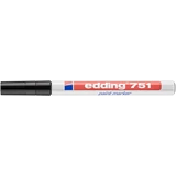 Kép 2/4 - Edding 751 lakk jelölőfilc, kerek, fekete, 1-2mm