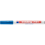Kép 2/4 - Edding 751 lakk jelölőfilc, kerek, kék, 1-2mm