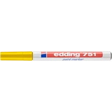 Kép 2/4 - Edding 751 lakk jelölőfilc, kerek, sárga, 1-2mm