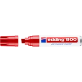 Kép 1/8 - Edding 800 alkoholos jelölőfilc, vágott, piros, 4-12mm