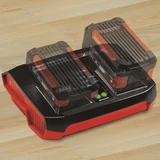 Kép 3/4 - Einhell PXC Twincharger Kit gyorstöltő szett, 2x3.0Ah akku + 6V töltő