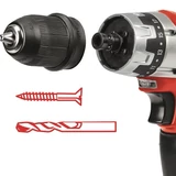 Kép 2/5 - Einhell TC-CD 12 Li akkus fúró-csavarozó, 12V, 20Nm, 1.3Ah akkuval és töltővel